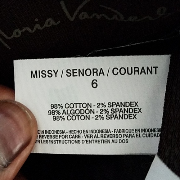 NWTS GLORIA VANDERBILT KHAKI SLACKS. SIZE 6 - Picture 7 of 7